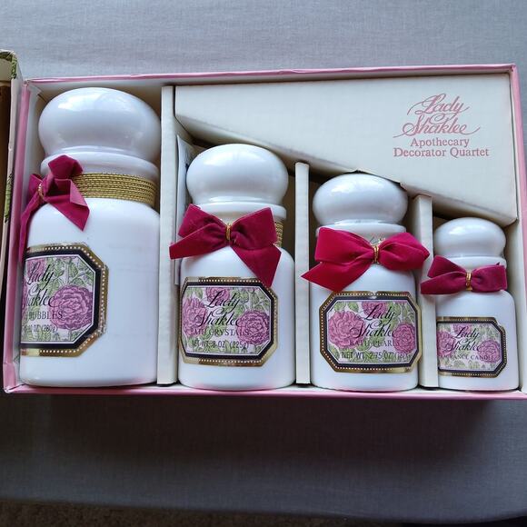 Vintage Lady Shaklee Apothecary Decorator Quartet Gift Set NOS unopened - Picture 1 of 8